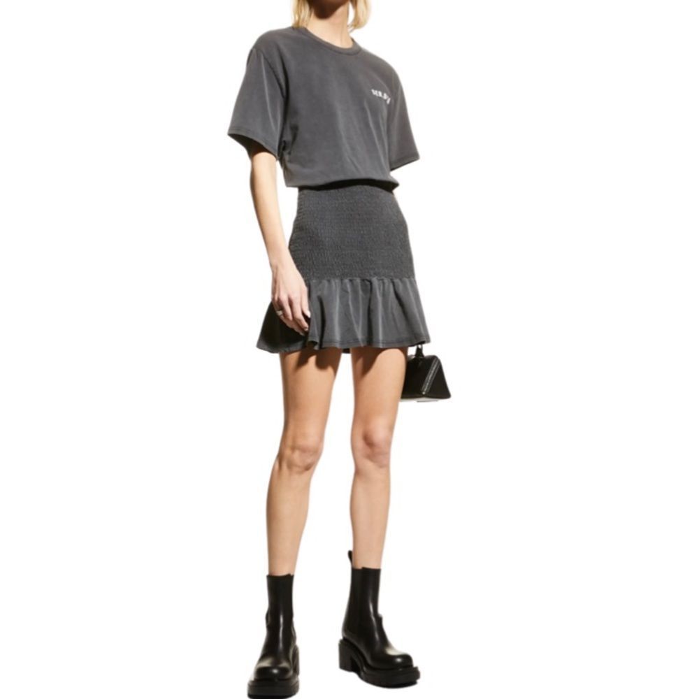 SER.O.YA Miranda Smocked Waist T Shirt Dress